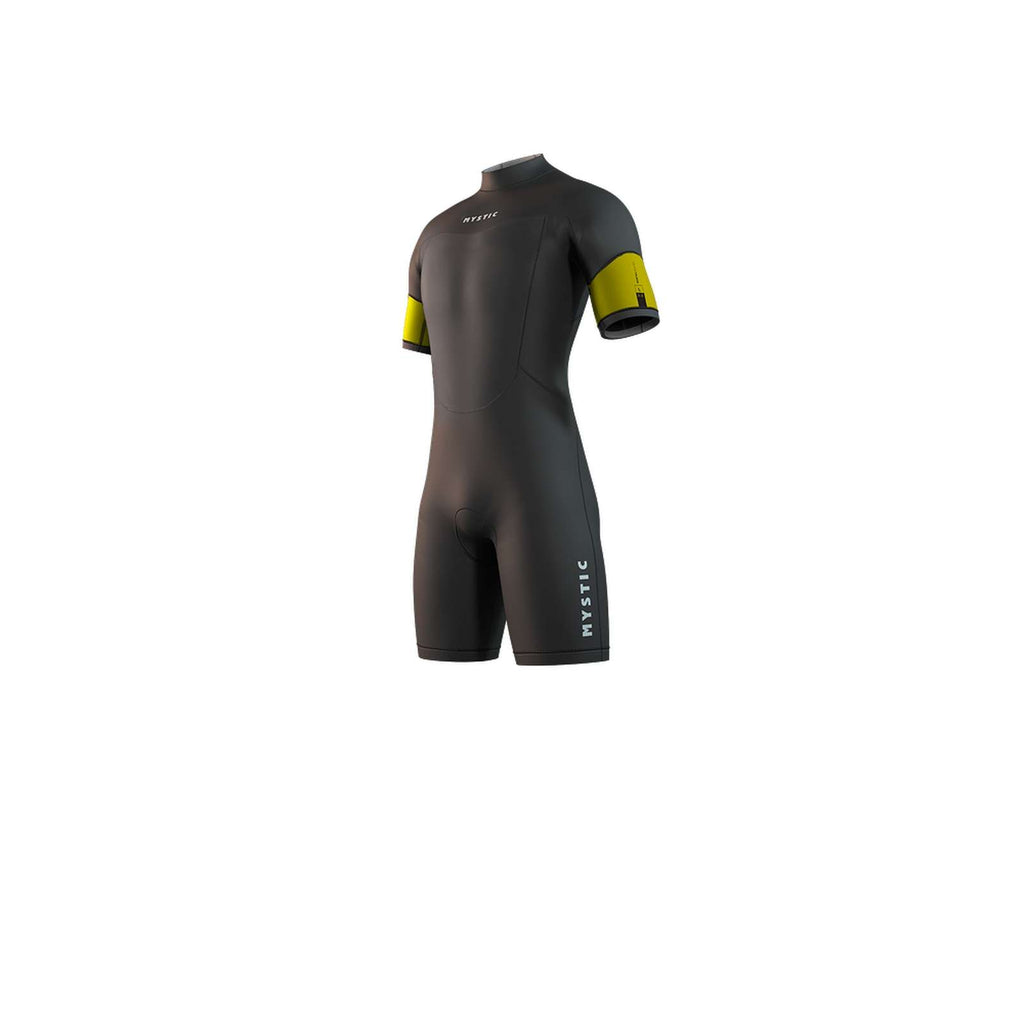 Shorty-Anzug Vermietung Junior 3-2mm Rücken-RV Flatlock Rainbow M Mystic 35000_250647_470_M
