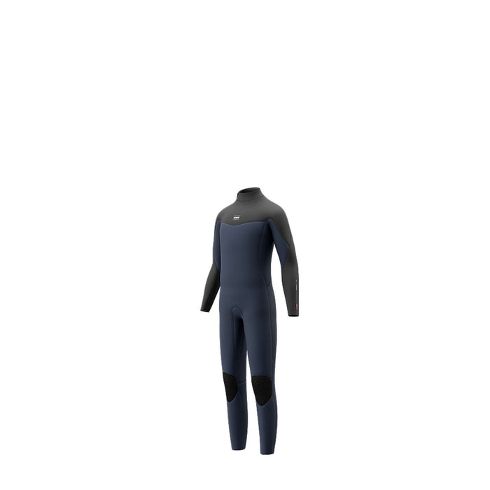 Vollständig Wetsuit Star Junior 5-4mm Rückenzipper Schwarz-Navy L Mystic 35000_260040_989_L