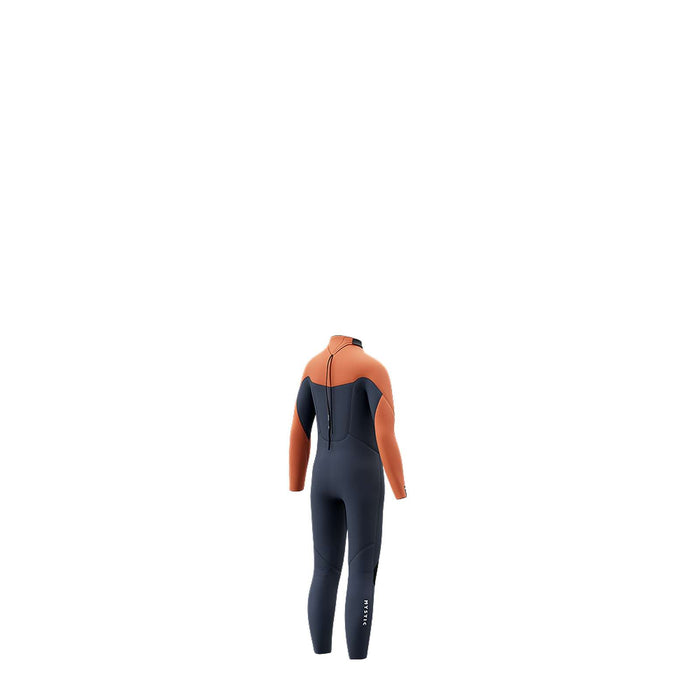 Vollständig Wetsuit Star Kinder 5-4mm Rückenzipper Navy-Orange L Mystic 35000_260041_424_L