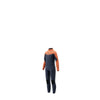 Vollständig Wetsuit Star Kinder 5-4mm Rückenzipper Navy-Orange M Mystic 35000_260041_424_M