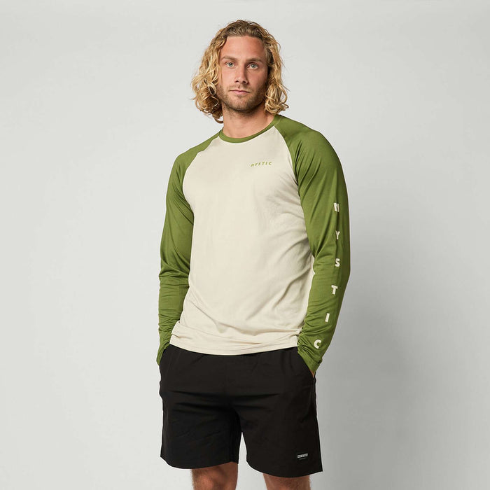 Quickdry Shirt Bolt Herren Langarm Moos XL Mystic 35001_240157_671_XL