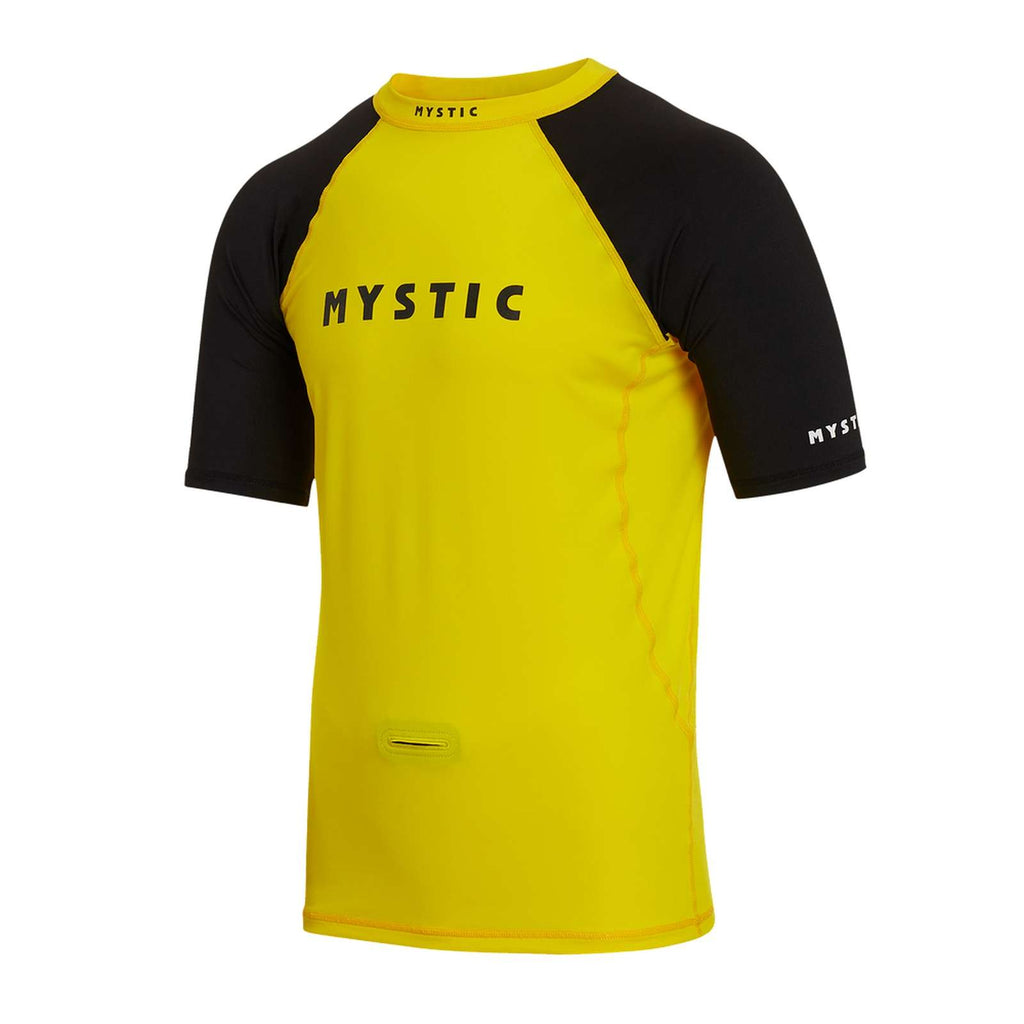 Rashguard Event Herren Kurzarm Gelb L Mystic 35001_240170_250_L