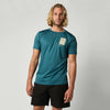 Rashvest Boarding Suit, Men's Short Sleeve, Turquoise, Size S, Mystic 35001_250761_695_S