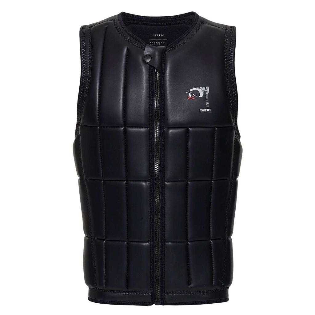 Wake Impact Vest Anarchy Man Front-Zip Schwarz XXL Mystic 35005_240210_900_XXL