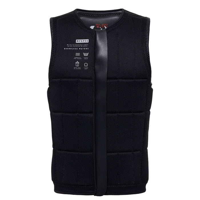 Wake Impact Vest Anarchy Man Front-Zip Schwarz XXL Mystic 35005_240210_900_XXL