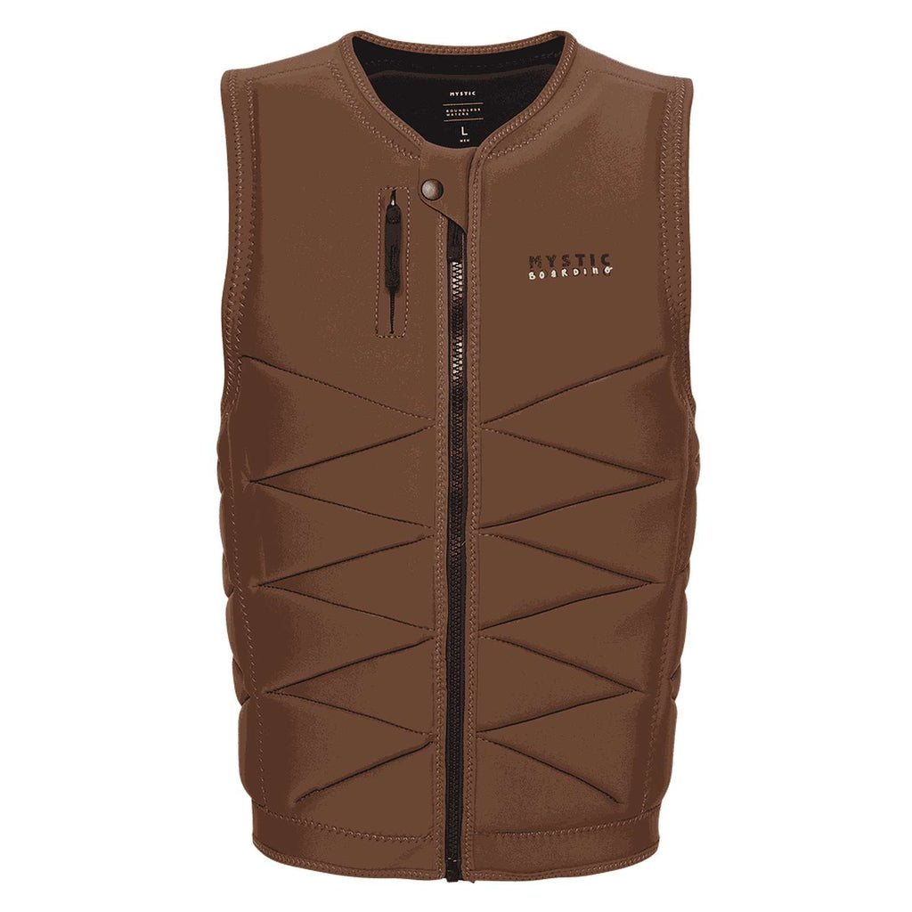 Wake Impact Weste Outlaw Mann Front-Zip Schnalle Braun XS Mystic 35005_240226_700_XS