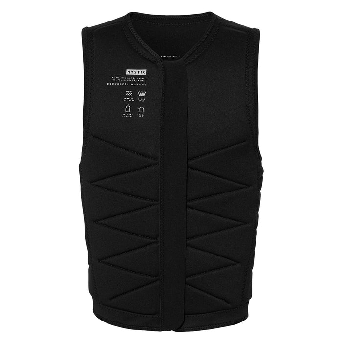 Wake Impact Vest Outlaw Man Front-Zip Schnalle Schwarz XXL Mystic 35005_240226_900_XXL