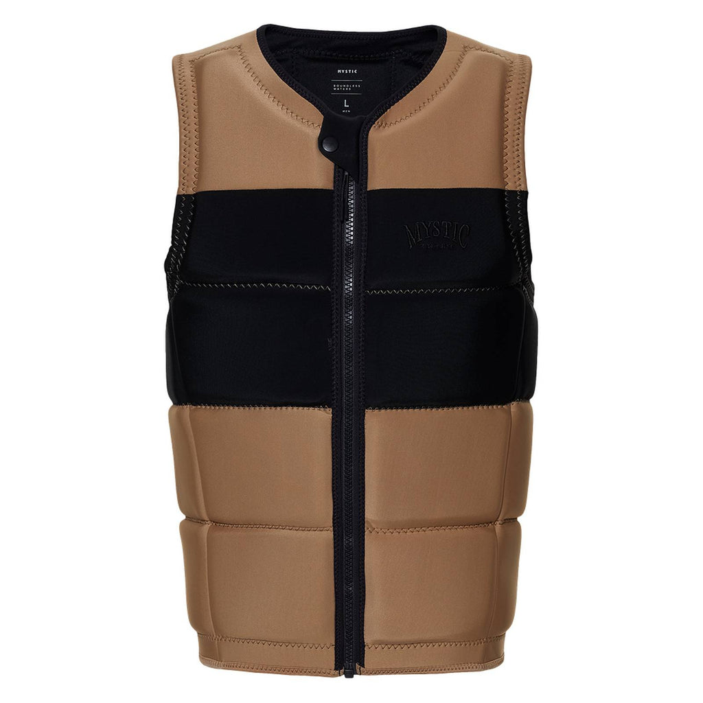 Wake Impact Vest Peacock Man Front-Zip Schieferbraun M Mystic 35005_240227_730_M
