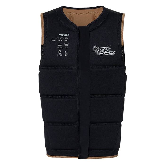 Wake Impact Vest Peacock Man Front-Zip Schieferbraun M Mystic 35005_240227_730_M