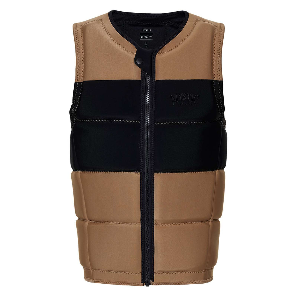 Wake Impact Vest Peacock Man Front-Zip Schieferbraun XL Mystic 35005_240227_730_XL