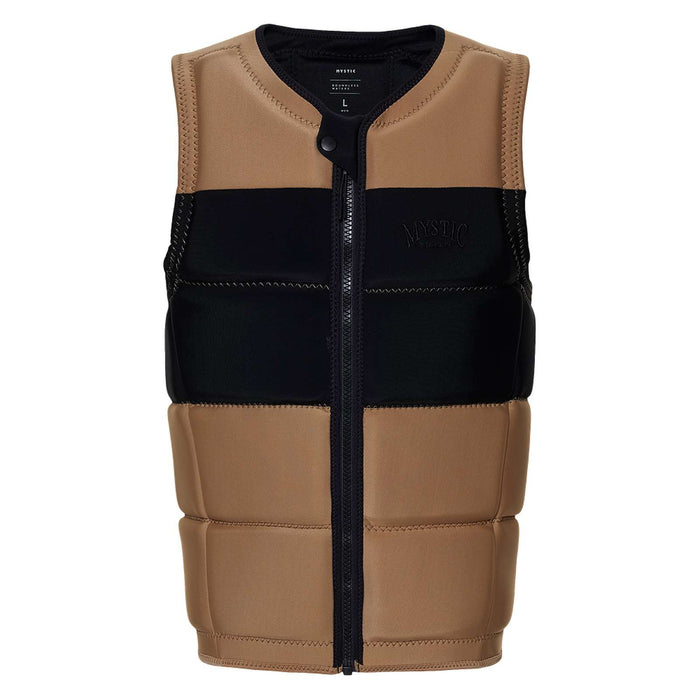 Wake Impact Vest Peacock Man Front-Zip Schieferbraun XL Mystic 35005_240227_730_XL