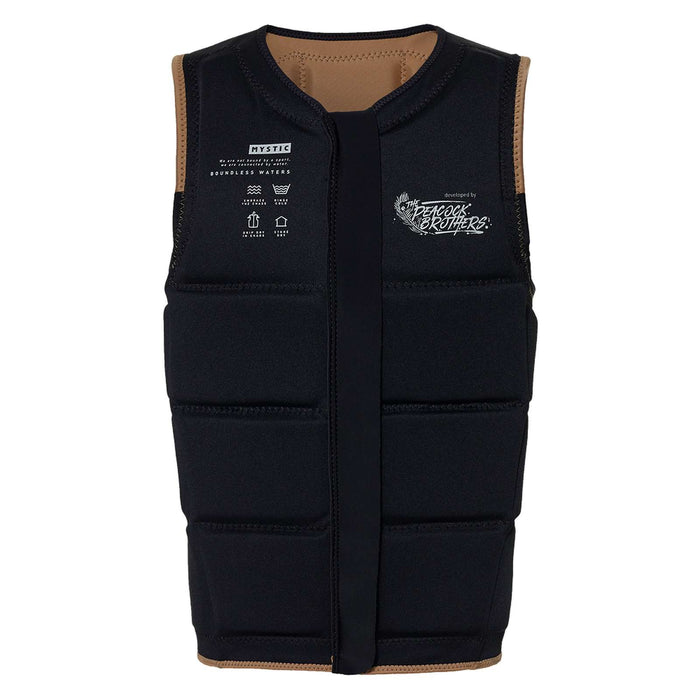 Wake Impact Vest Peacock Man Front-Zip Schieferbraun XL Mystic 35005_240227_730_XL