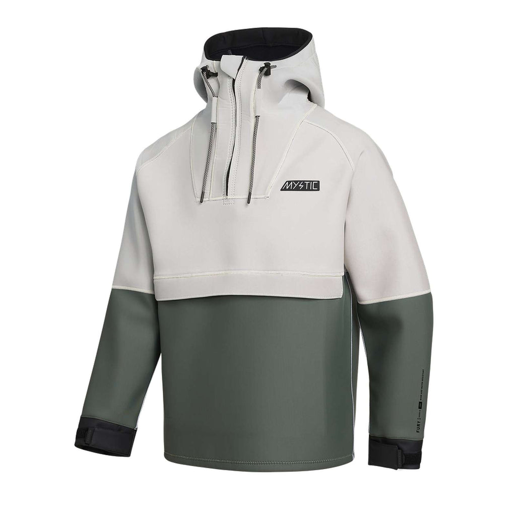 Neopren Hoodie Fury Man 3-2mm Dunkel-Olive XL Mystic 35017_230325_643_XL