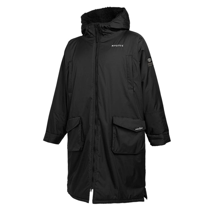 Wasserdichter Teddy gefütterter Poncho DTS Schwarz O-S Mystic 35018_230015_900_OS
