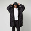 Wasserdichter Teddy gefütterter Poncho DTS Schwarz O-S Mystic 35018_230015_900_OS