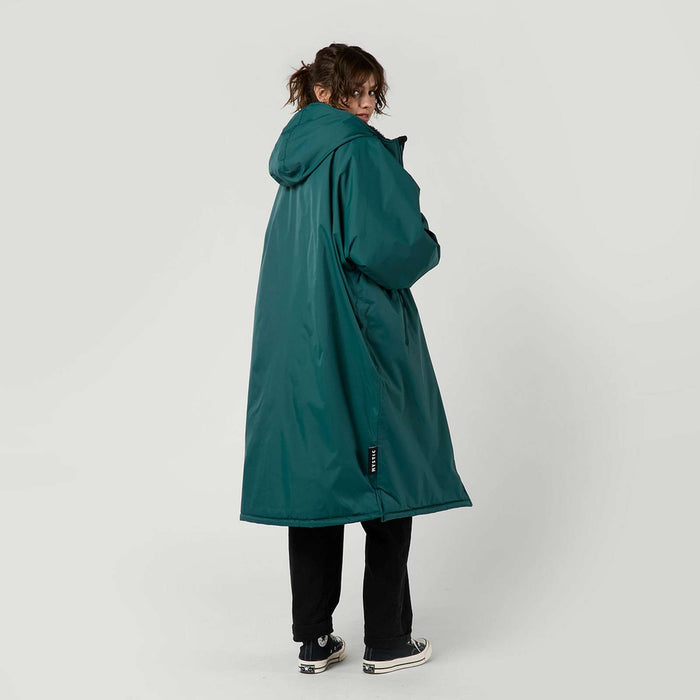 Wasserdichter Teddy gefütterter Poncho Explore Teal S-M Mystic 35018_240400_695_SM