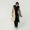 Wasserdichter Teddy gefütterter Poncho Explore Sand S-M Mystic 35018_240400_705_SM