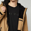 Wasserdichter Teddy gefütterter Poncho Explore Slate-Braun S-M Mystic 35018_240400_730_SM