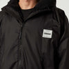 Wasserdichter Teddy gefütterter Poncho Explore Schwarz S-M Mystic 35018_240400_900_SM