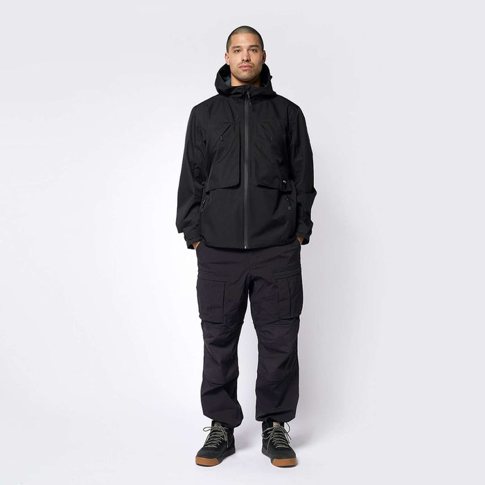 Wasserdichte Regenjacke DTS Schwarz M Mystic 35101_230102_900_M