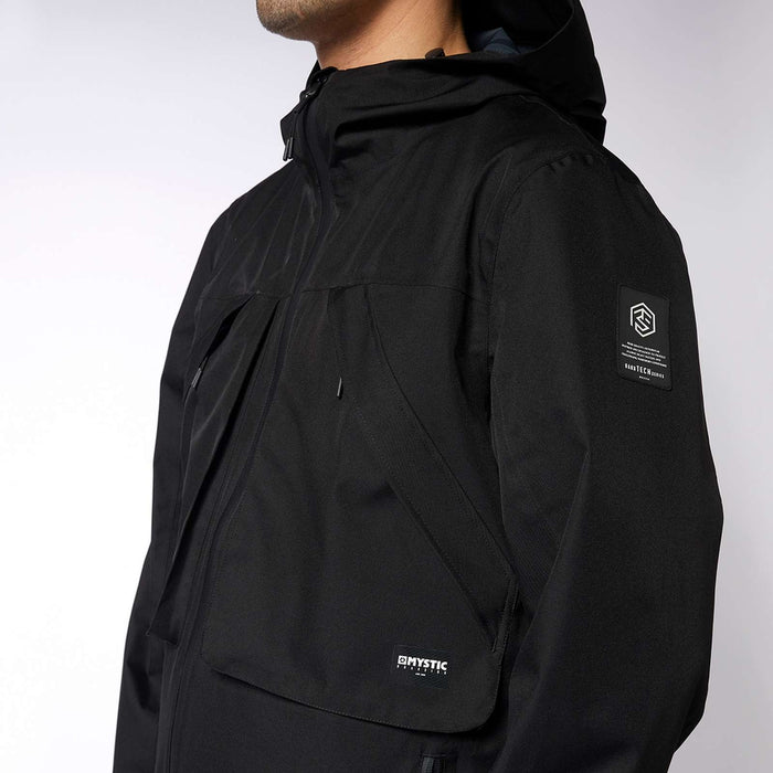 Wasserdichte Regenjacke DTS Schwarz M Mystic 35101_230102_900_M