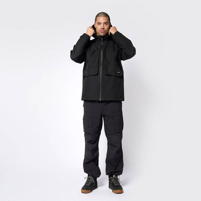 Wasserdichte Regenjacke DTS Schwarz S Mystic 35101_230102_900_S