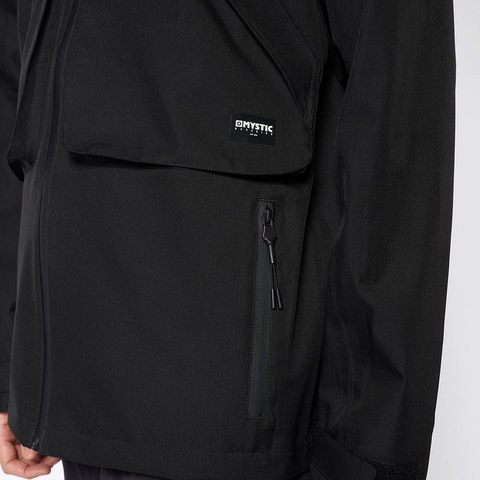 Wasserdichte Regenjacke DTS Schwarz S Mystic 35101_230102_900_S