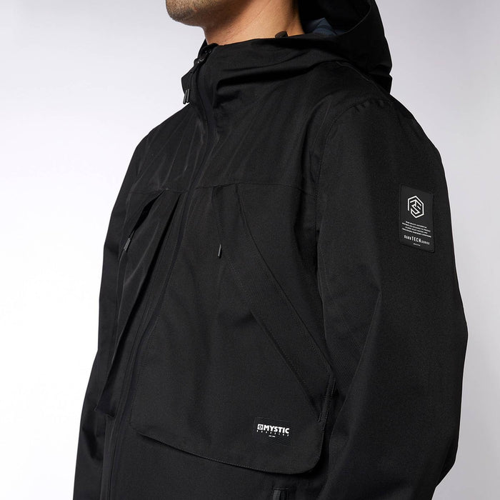 Wasserdichte Regenjacke DTS Schwarz S Mystic 35101_230102_900_S