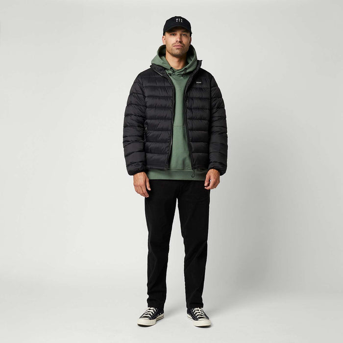 Quilted Midlayer Isolierte Jacke Schwarz S Mystic 35101_240010_900_S