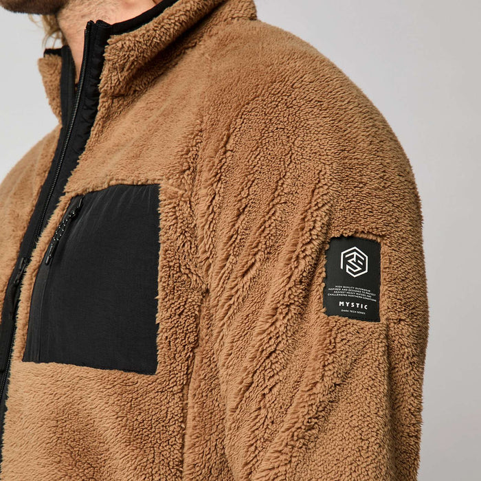 Teddy Zip-Jacke DTS Schiefer-Braun XXL Mystic 35104_230080_730_XXL