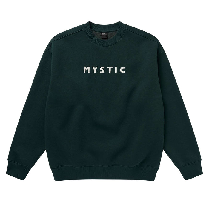 Brand Oversized-Crew-Sweatshirt Zypressengrün S Mystic 35104_250135_624_S