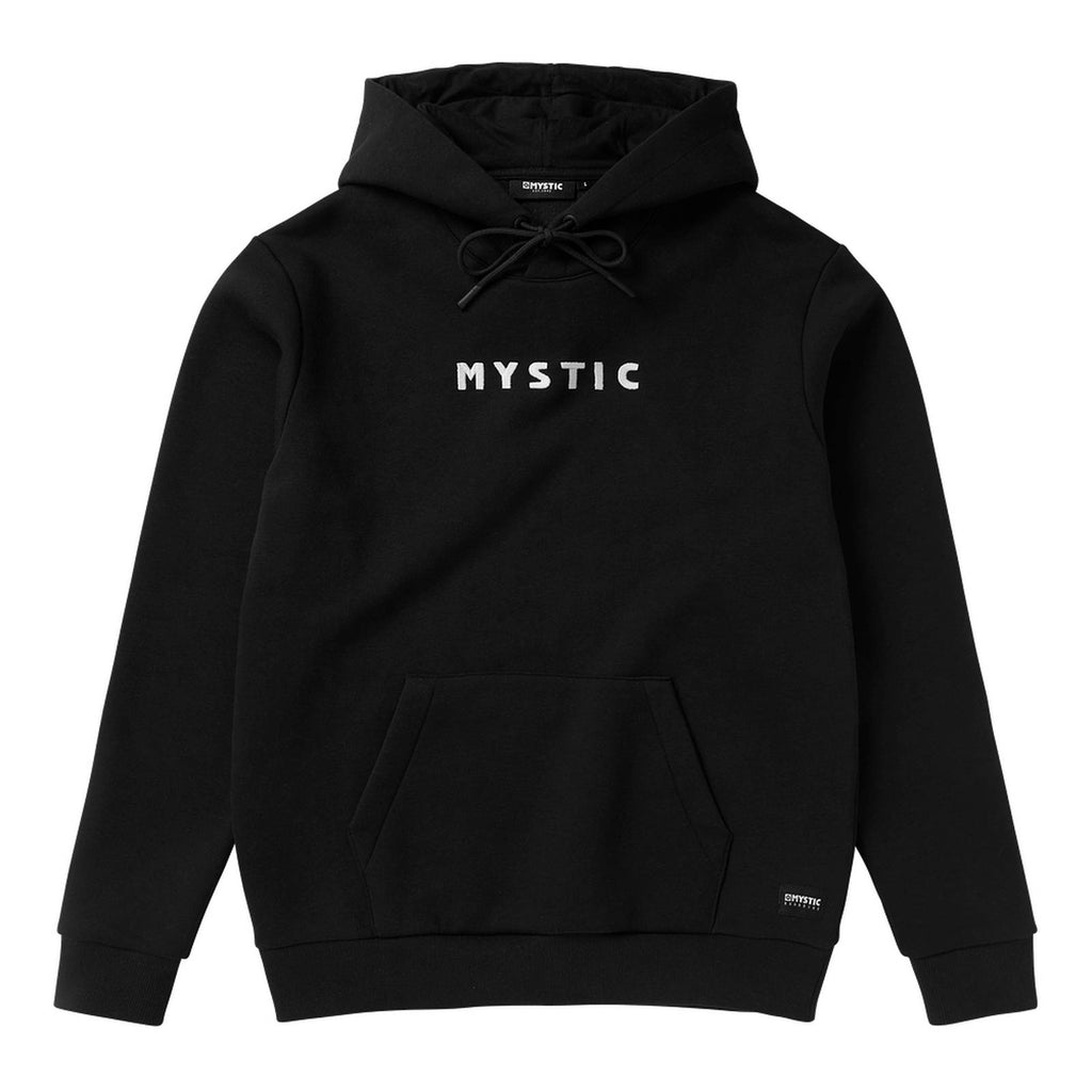 Marke Kapuze Regular Sweat Schwarz L Mystic 35104_250803_900_L