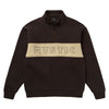 Slate Halb-Zip Sweat Dunkelbraun L Mystic 35104_260315_736_L