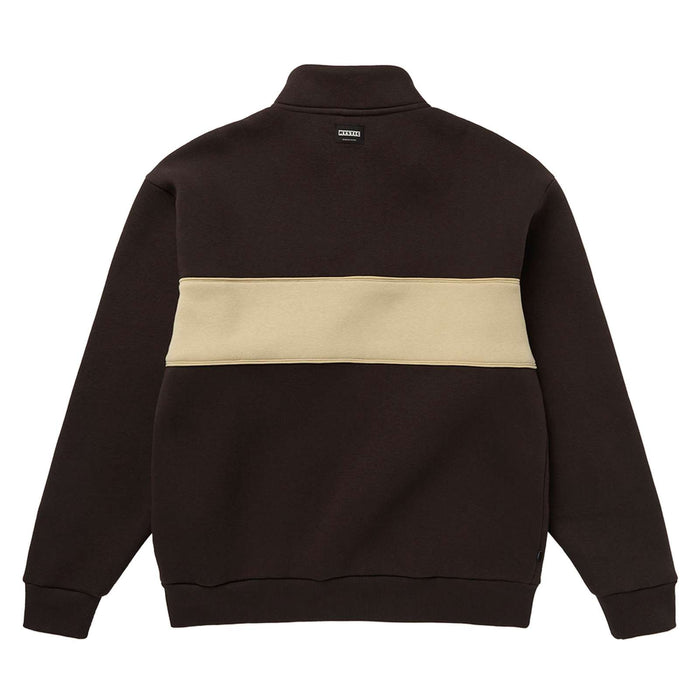 Slate Halb-Zip Sweat Dunkel-Braun M Mystic 35104_260315_736_M