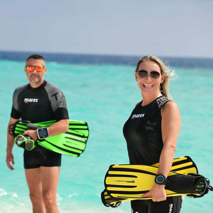 Pinne da immersione Avanti Quattro+ Giallo-Reflex R-41-44 Mares 410003SARRYL