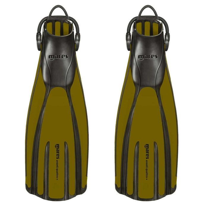 Palmes de plongée Avanti Quattro+ Olive S-37-41 Mares 410003SASOL