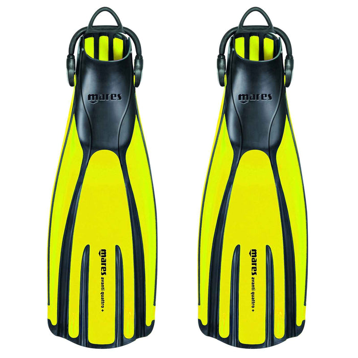 Aletas de buceo Avanti Quattro+ Amarillo-Reflex XS-34-37 Mares 410003SAXSRYL