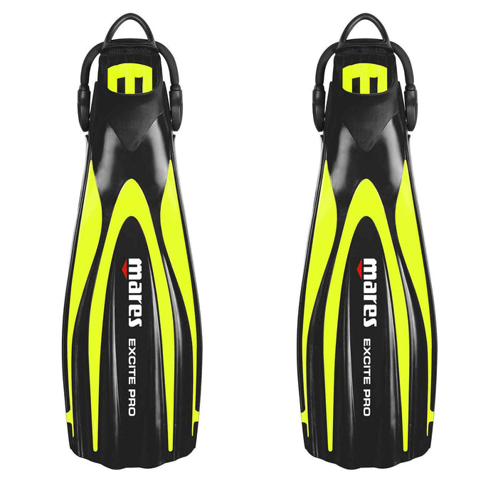 Aletas de buceo Excite Pro Amarillo-Fluo R-41-44 Mares 410026SARYF