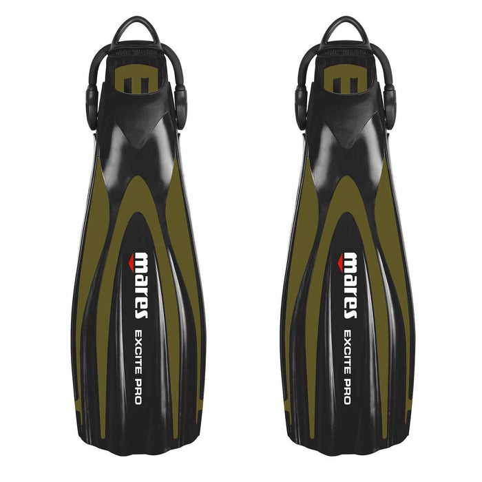 Aletas de buceo Excite Pro Oliva S-37-41 Mares 410026SASOL