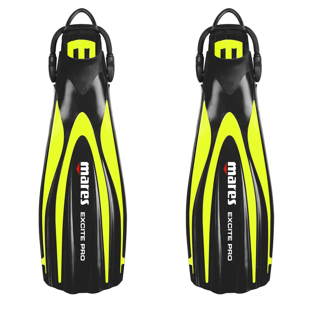 Aletas de buceo Excite Pro Amarillo-Fluo S-37-41 Mares 410026SASYF