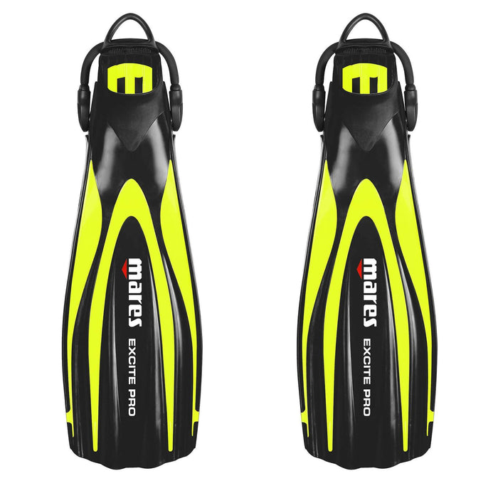 Aletas de buceo Excite Pro Amarillo-Fluo S-37-41 Mares 410026SASYF