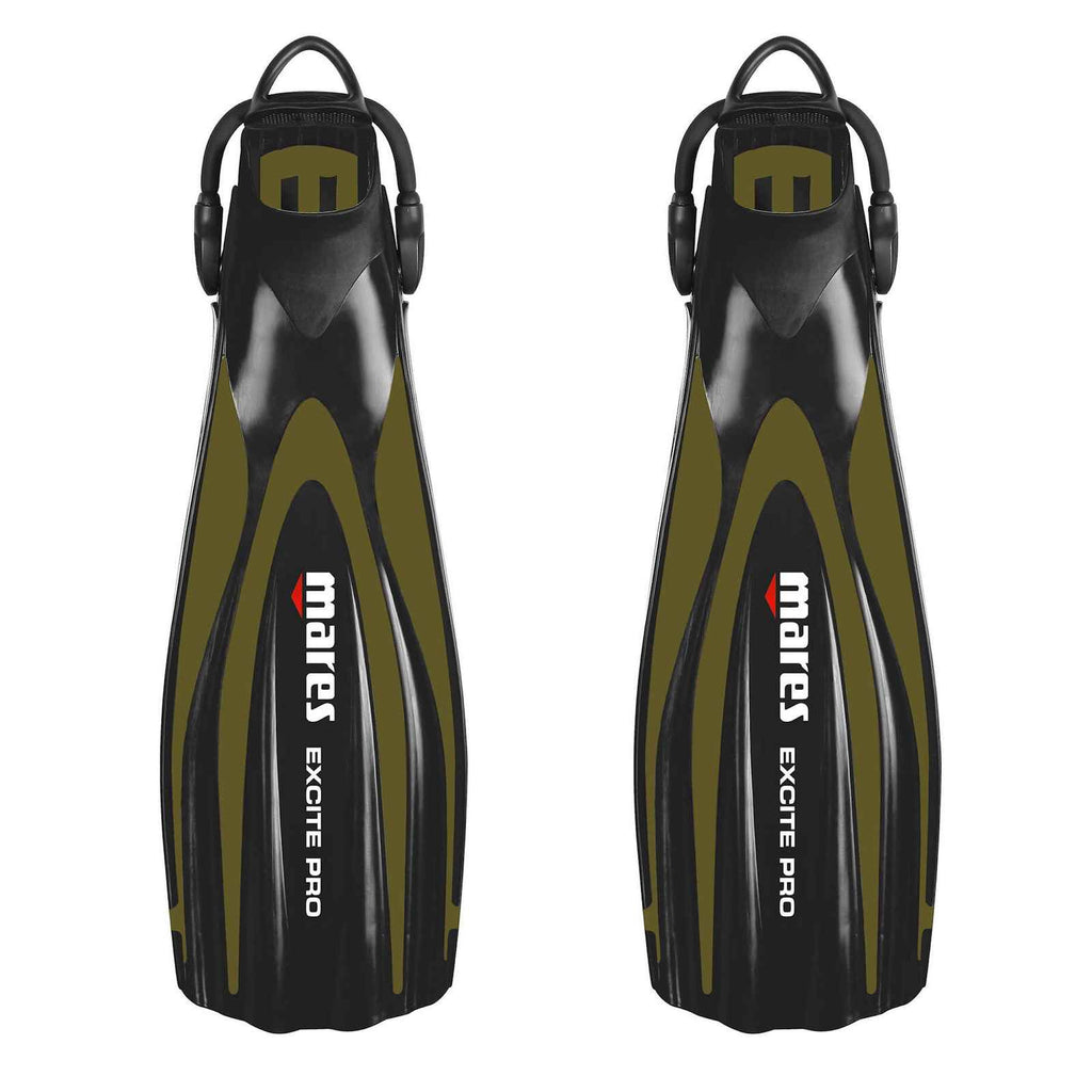 Pinne da immersione Excite Pro Verde oliva XS-34-37 Mares 410026SAXSOL