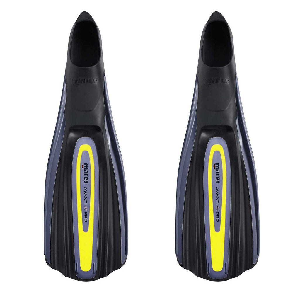 Pinne da immersione Avanti Hc Pro Grigio-Giallo fluo 36-37 Mares 410347SA036GYF