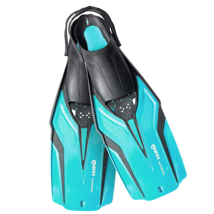 Schnorchelflossen Nateeva Kinder Aqua XS-EU 30-34-UK 11,5-2-USA 12,5-3 Mares 410514SPAQXS