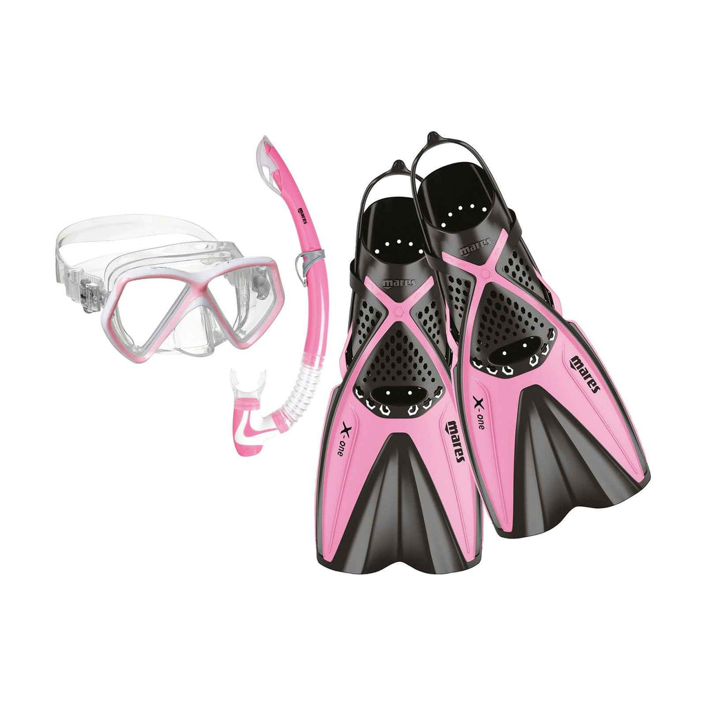 Set de snorkeling X-One Pirate Enfant Rose S-4-14 ans Mares 410759TBPKS