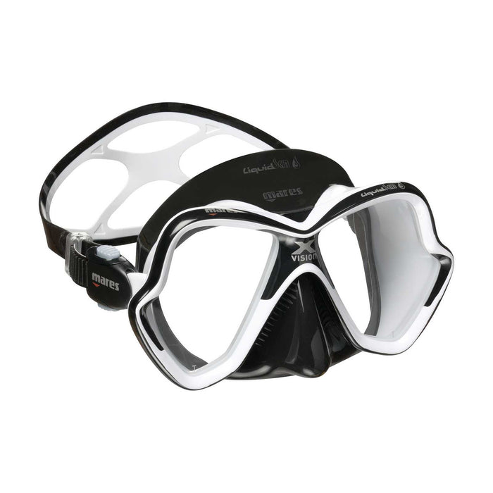 Tauchmaske X-Vision Ultra Liquidskin Schwarz-Weiß Mares 411052CLWHKWHK