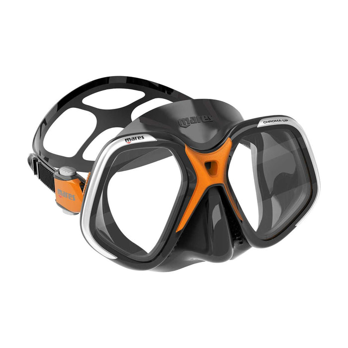 Tauchmaske Chroma Up Schwarz-Orange Mares 411066EBBORBK