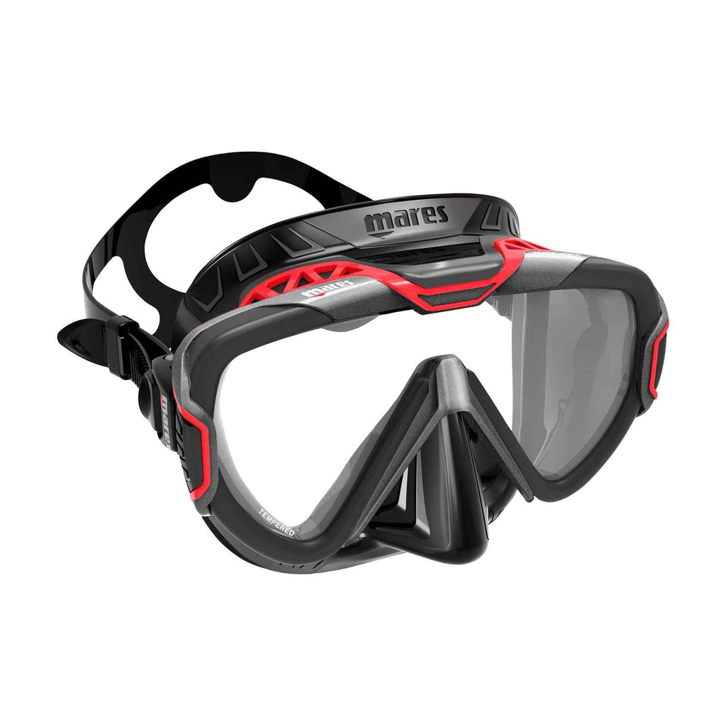 Maska do nurkowania Pure Wire Szary-Czerwony Mares 411069EBGRRBK