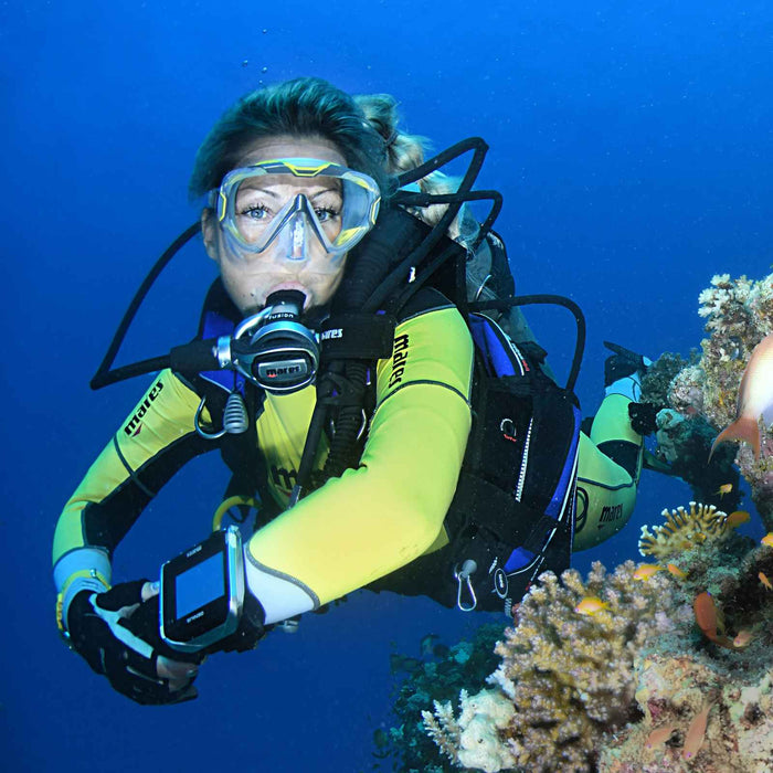 Máscara de buceo Pure Wire Transparente-Amarillo Mares 411069EBGRYCL