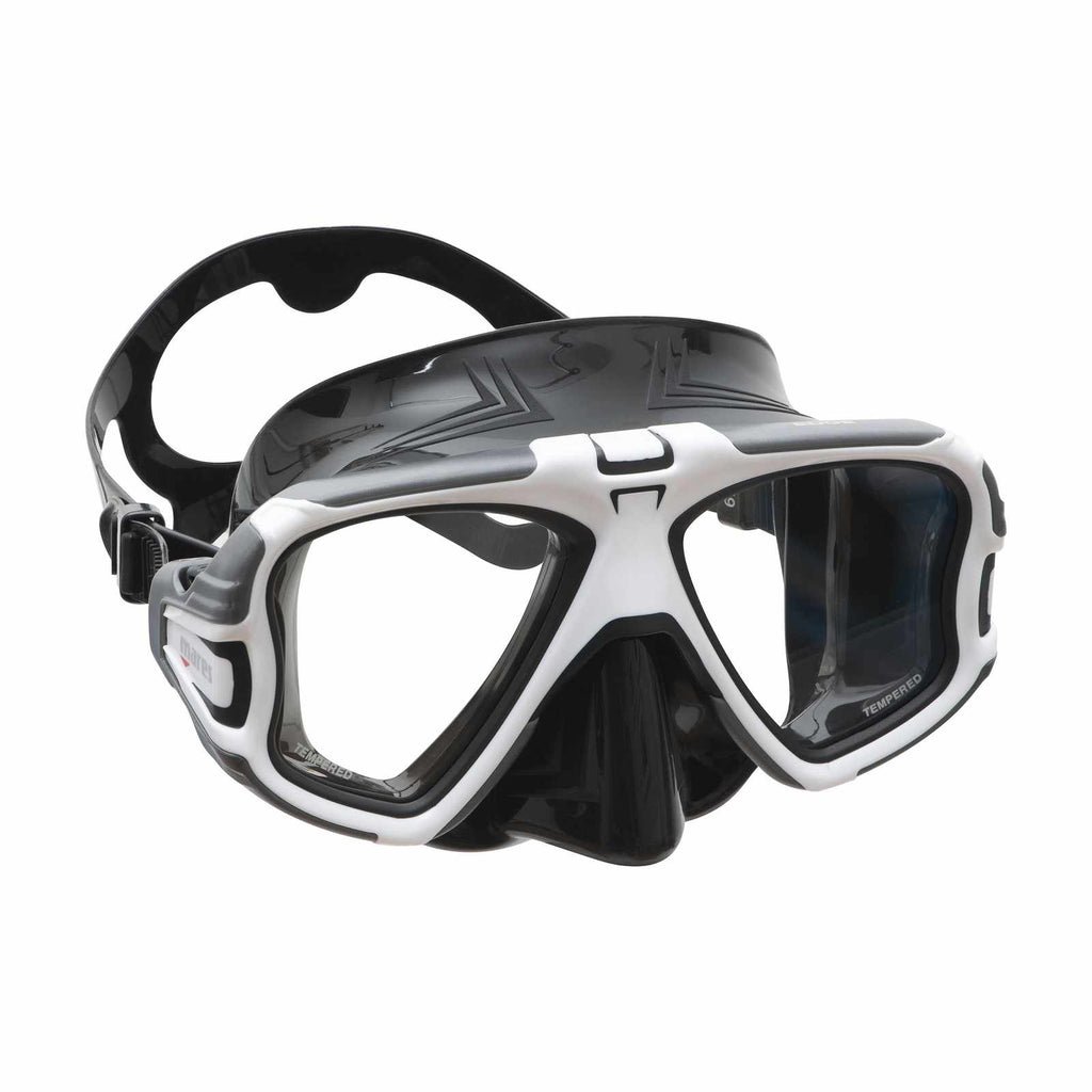 Tauchmaske Edge Schwarz-Weiß Mares 411070GWBBK